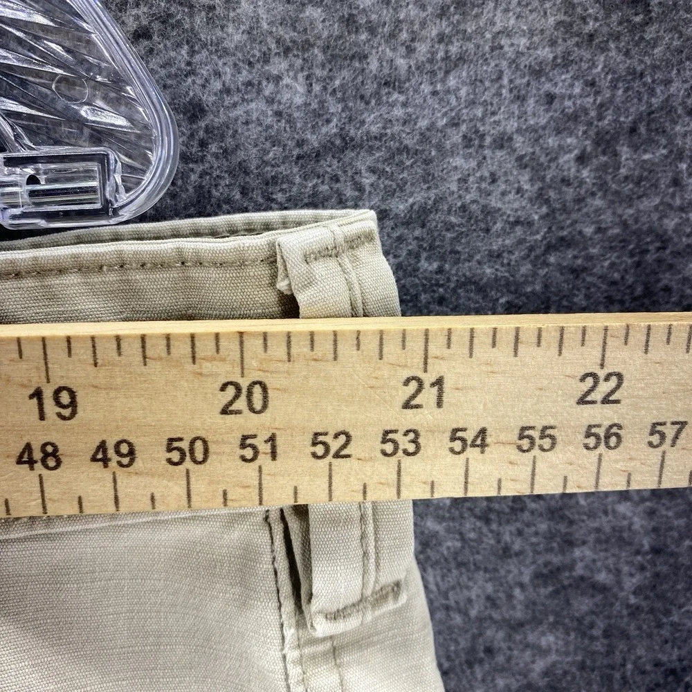 Eddie Bauer‎ Shorts Mens 42 Beige Mid Rise Cargo Outdoor Hiking